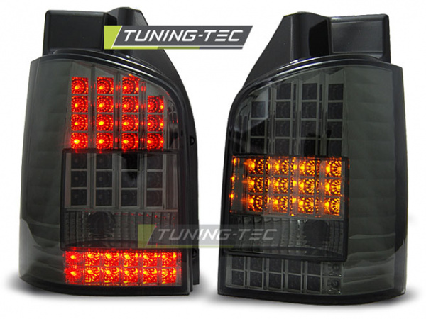 LED Upgrade Design Rückleuchten für VW T5 03-09 schwarz/rauch (Heckklappe)